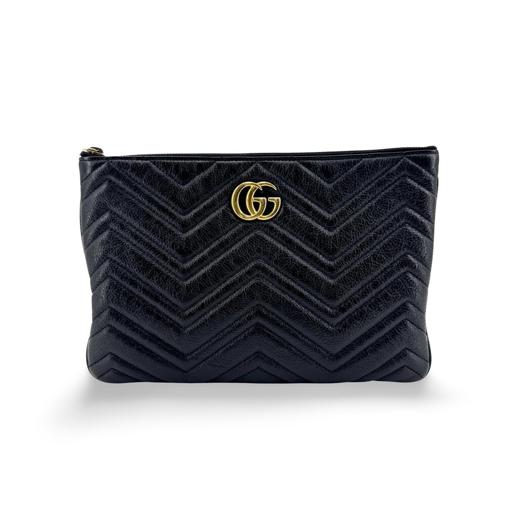 Gucci GG Marmont Pouch Matelasse Leather